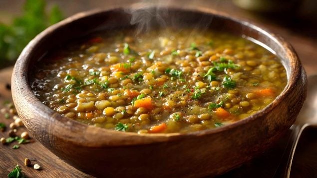 Receta de lentejas