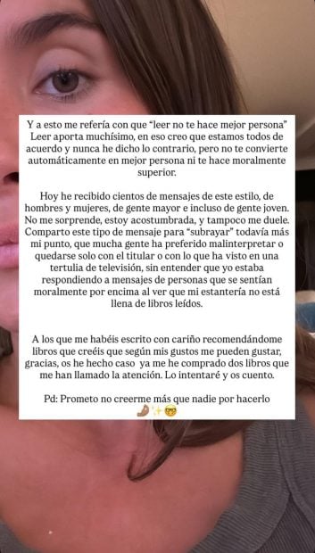 María Pombo se pronuncia tras la polémica. (Instagram)