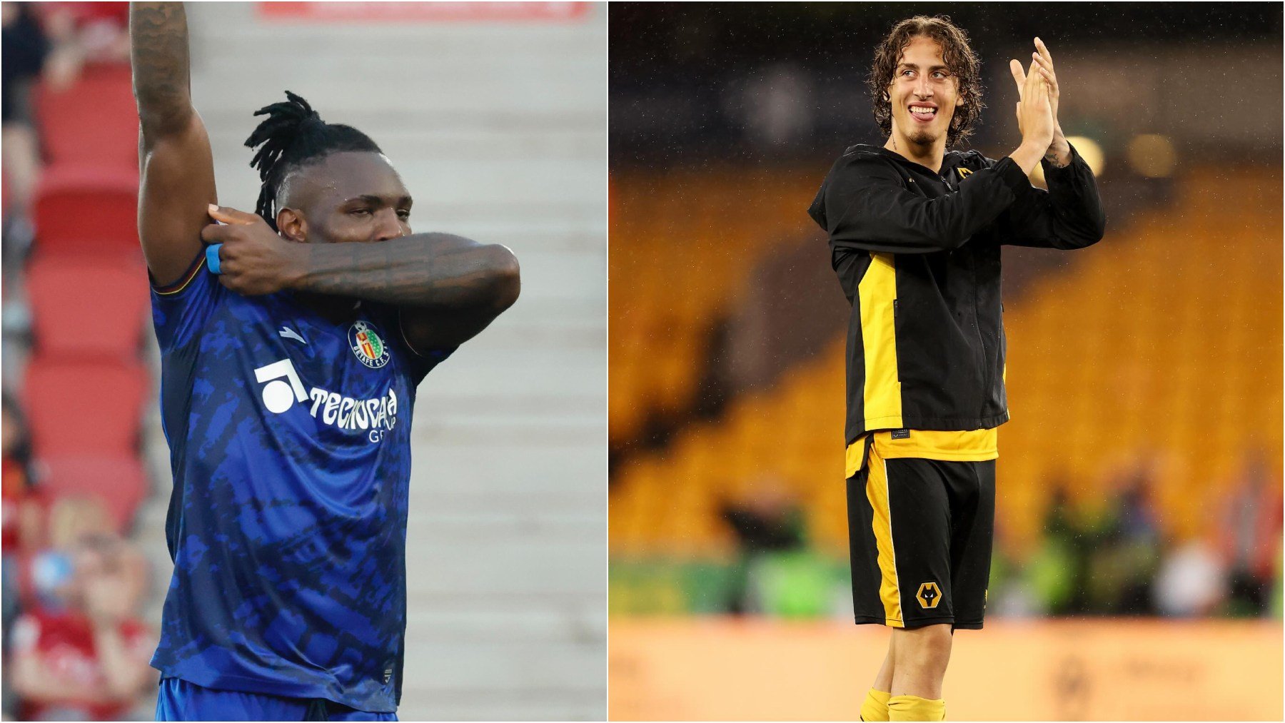 Uche y Fabio Silva.