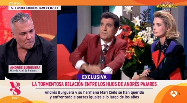 Andrés Burguera en el plató de Y ahora Sonsoles (Atresmedia).