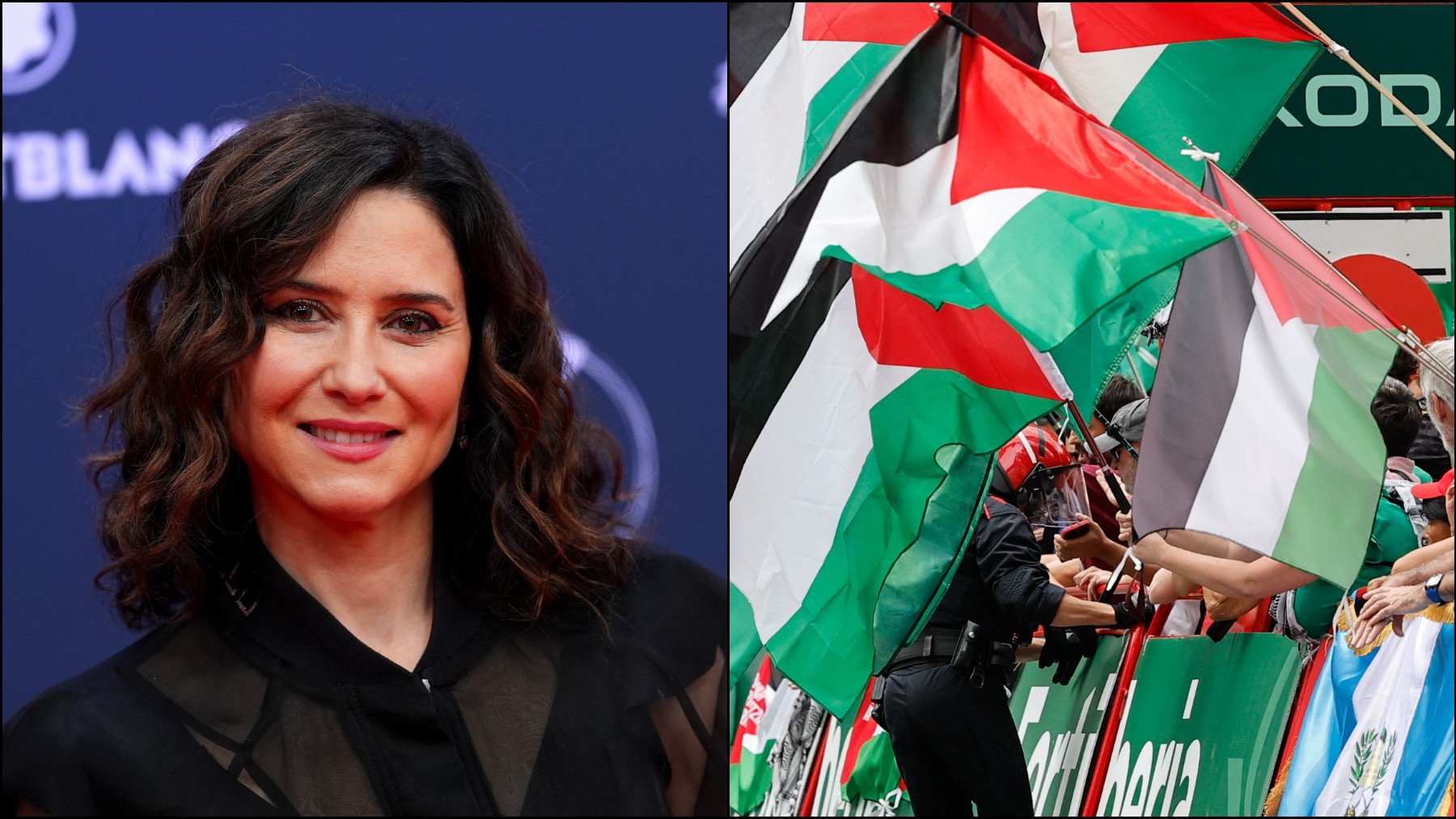 Ayuso critica el boicot propalestino en Bilbao: «Odian éxitos españoles como la Vuelta»