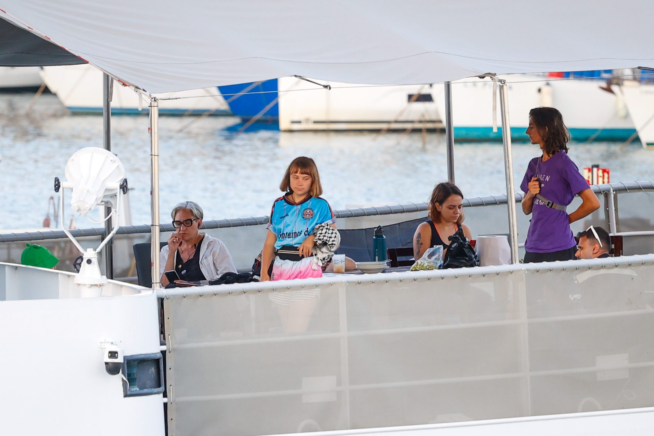 Colau y Thunberg en la flotilla a Gaza. (Ep)