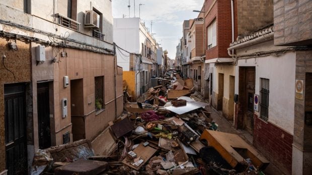 Impactos de la dana de Valencia. (FOTO: EUROPA PRESS).
