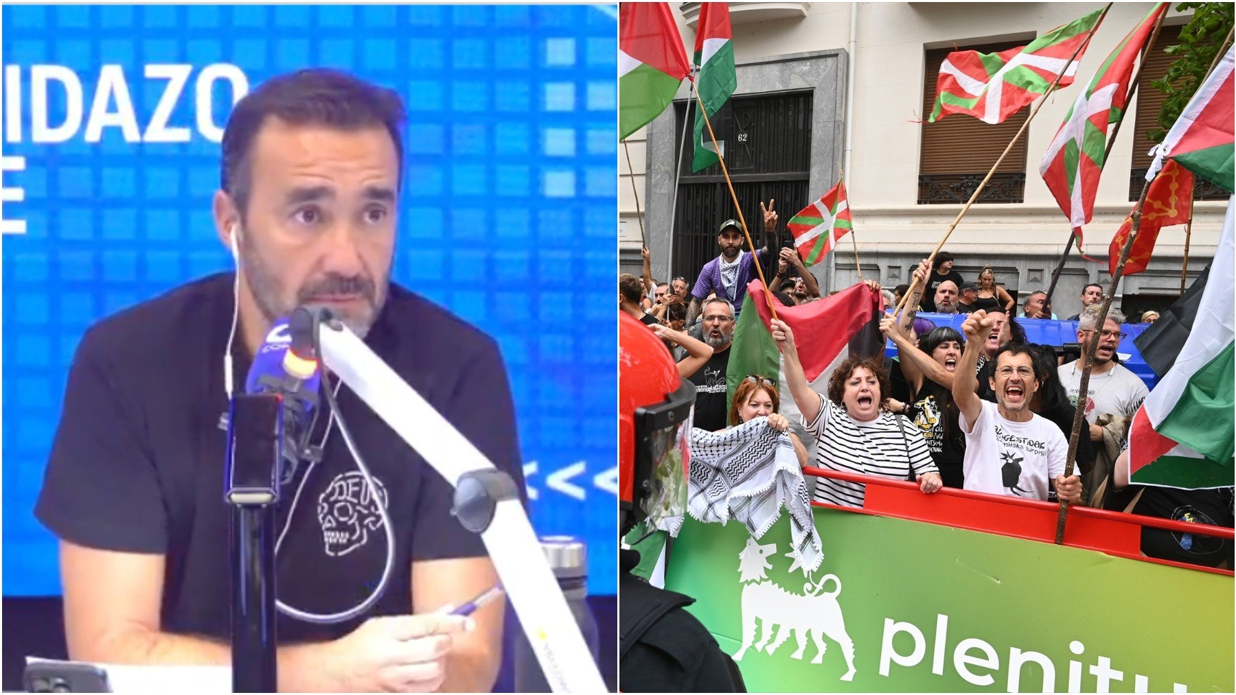 La reflexión de Juanma Castaño sobre el boicot a la Vuelta: «Hace poco celebraban la muerte de inocentes»