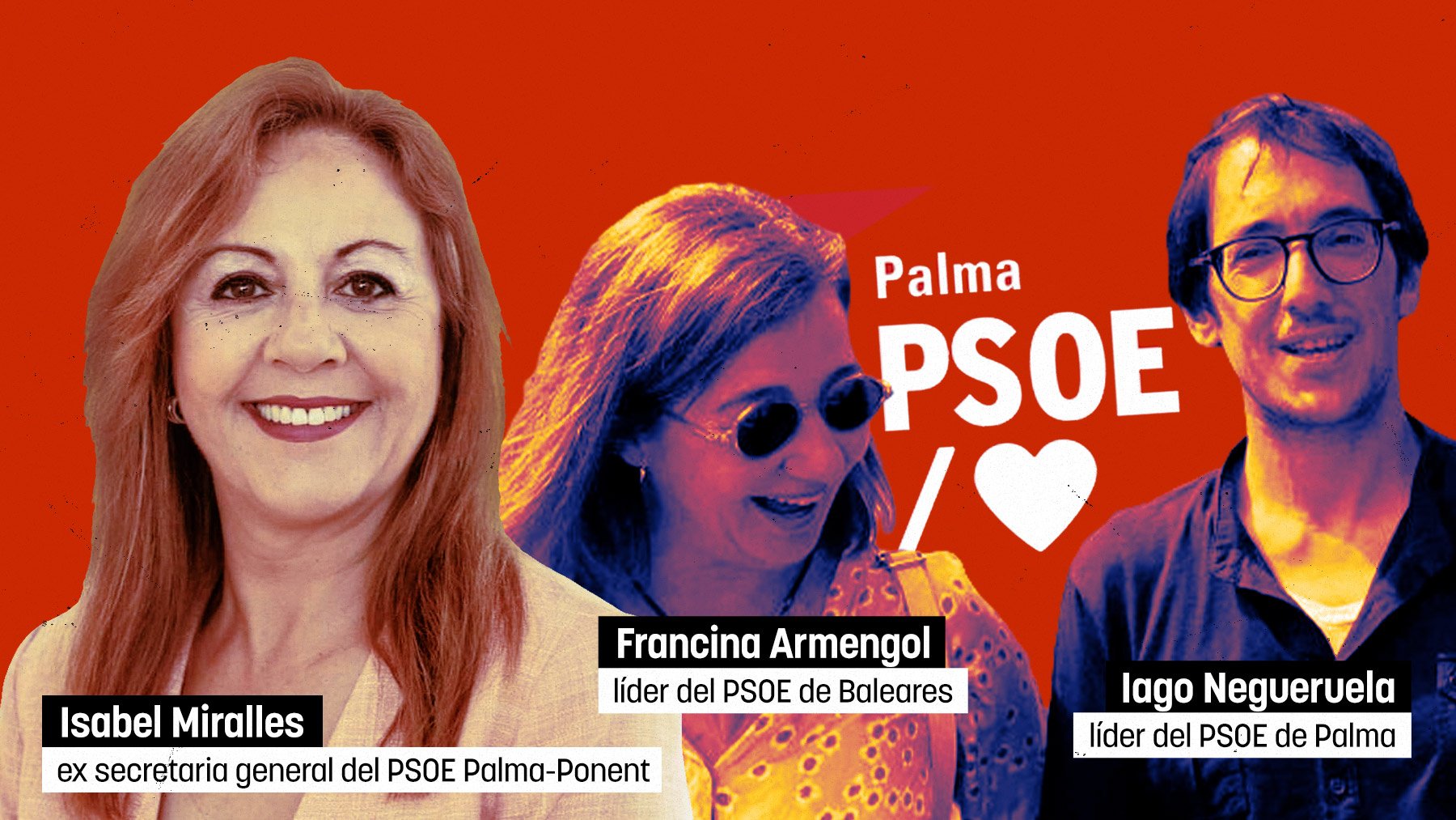Negueruela forzó la renuncia de la líder de la mayor junta del PSOE de Palma: «Si no, no tendrás nada»