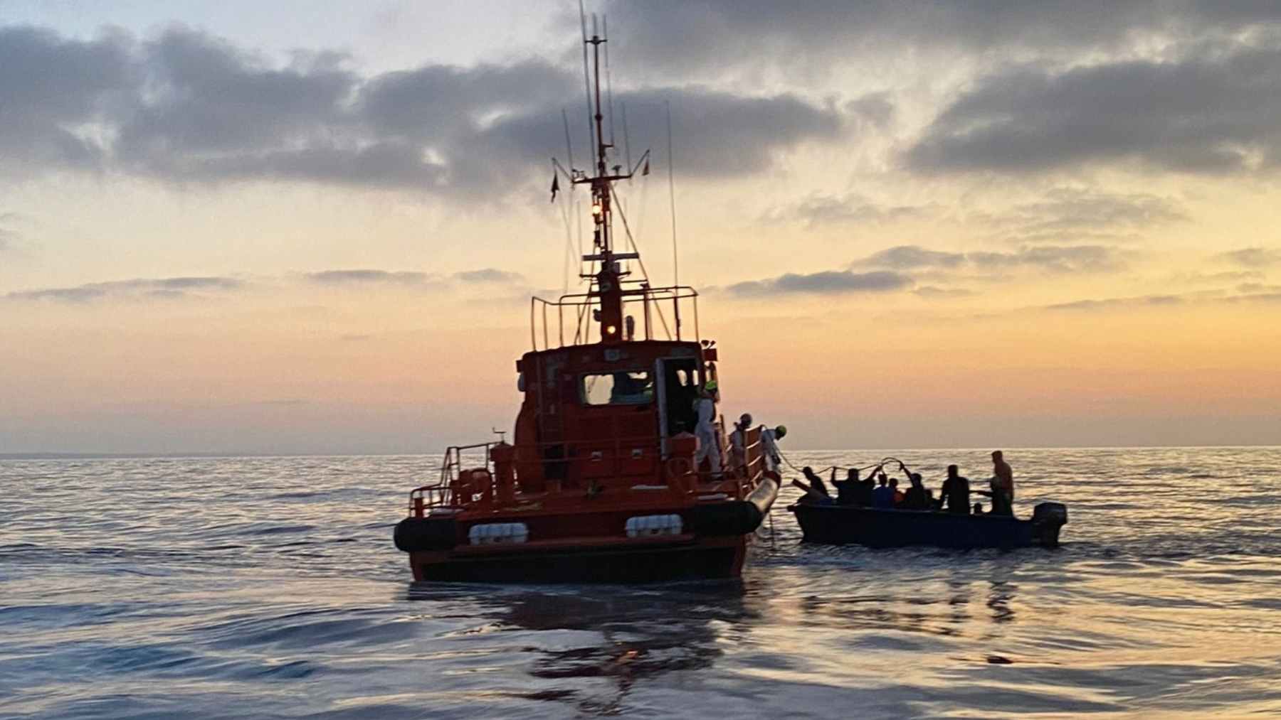 Patera interceptada en Baleares.