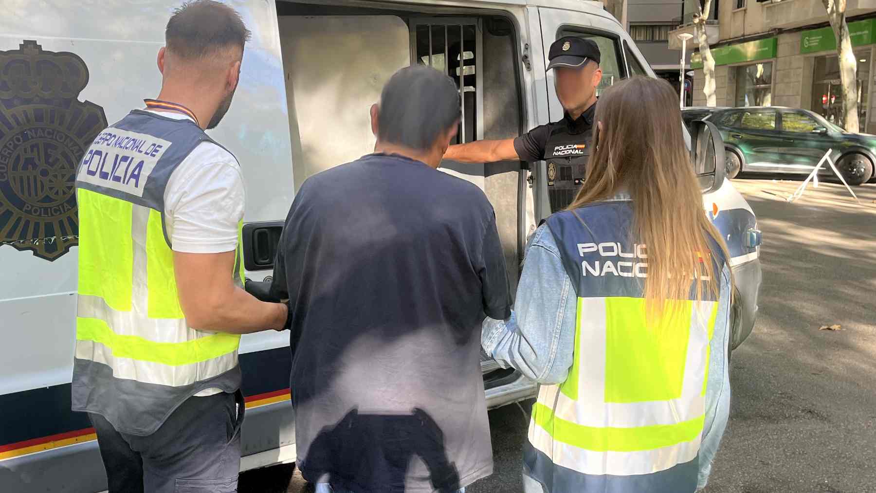 Imagen del detenido.