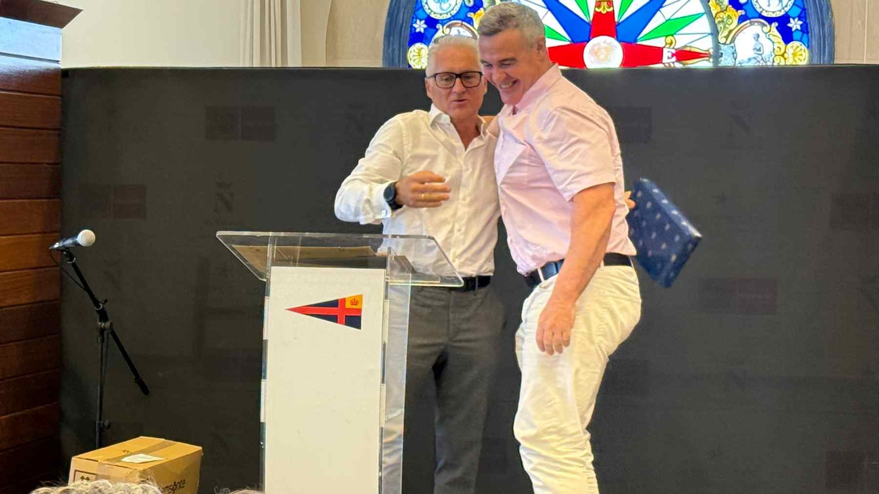 Fernando Reboyras, a la izquierda de la imagen.