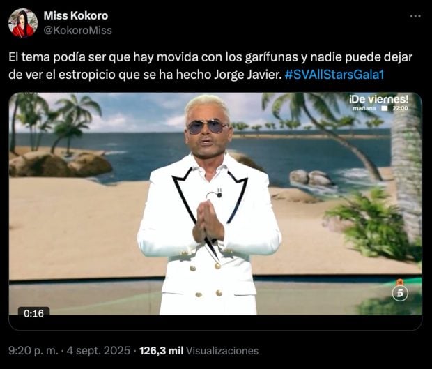 Comentario de un seguidor del programa. (X)