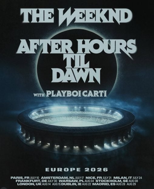 Anuncio de The Weeknd. (Instagram)