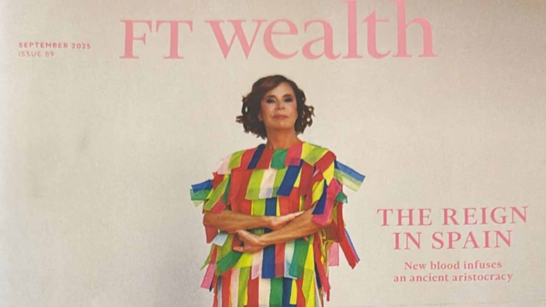 Ágatha Ruiz de la Prada protagoniza la portada de ‘Financial Times Wealth’
