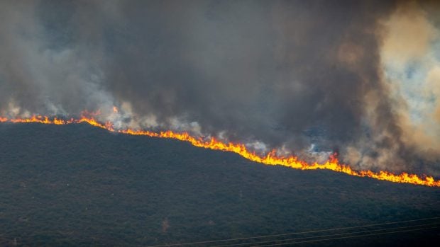 Incendio en León