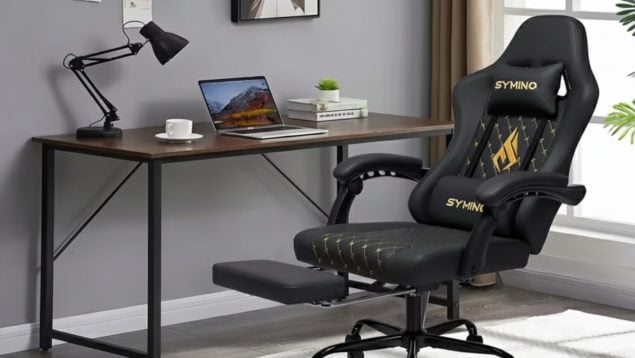Cómoda, deportiva y con clase: esta silla de oficina y gaming de Symino cuida tu espalda y tu bolsillo, ¡está rebajada a 89 €!