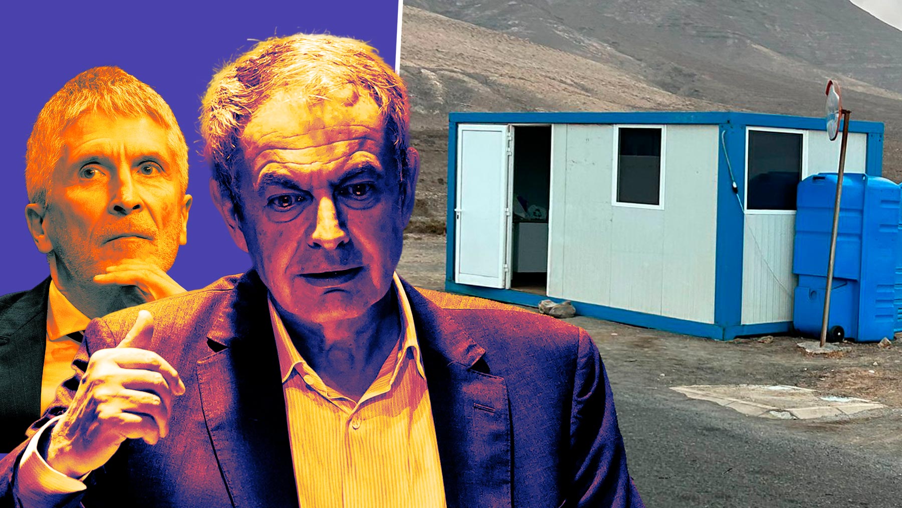 Los guardias civiles que protegen a Zapatero en Lanzarote prestan el servicio sin luz ni aseo