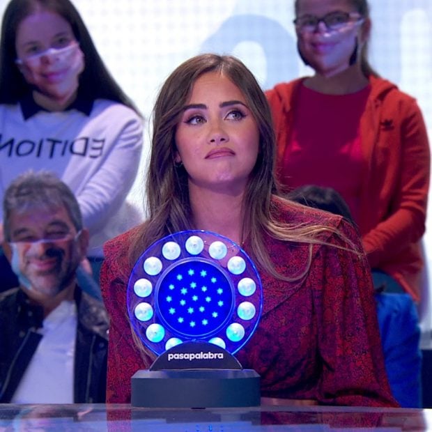 La actriz Lucía Ramos en Pasapalabra (Atresmedia).