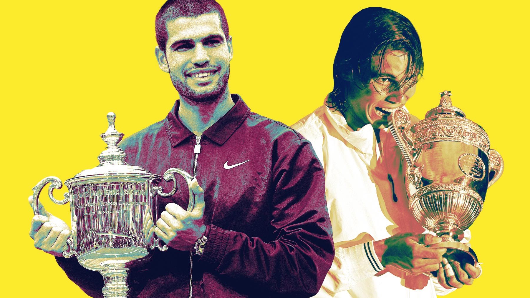 Alcaraz ya mejora a Nadal a su edad