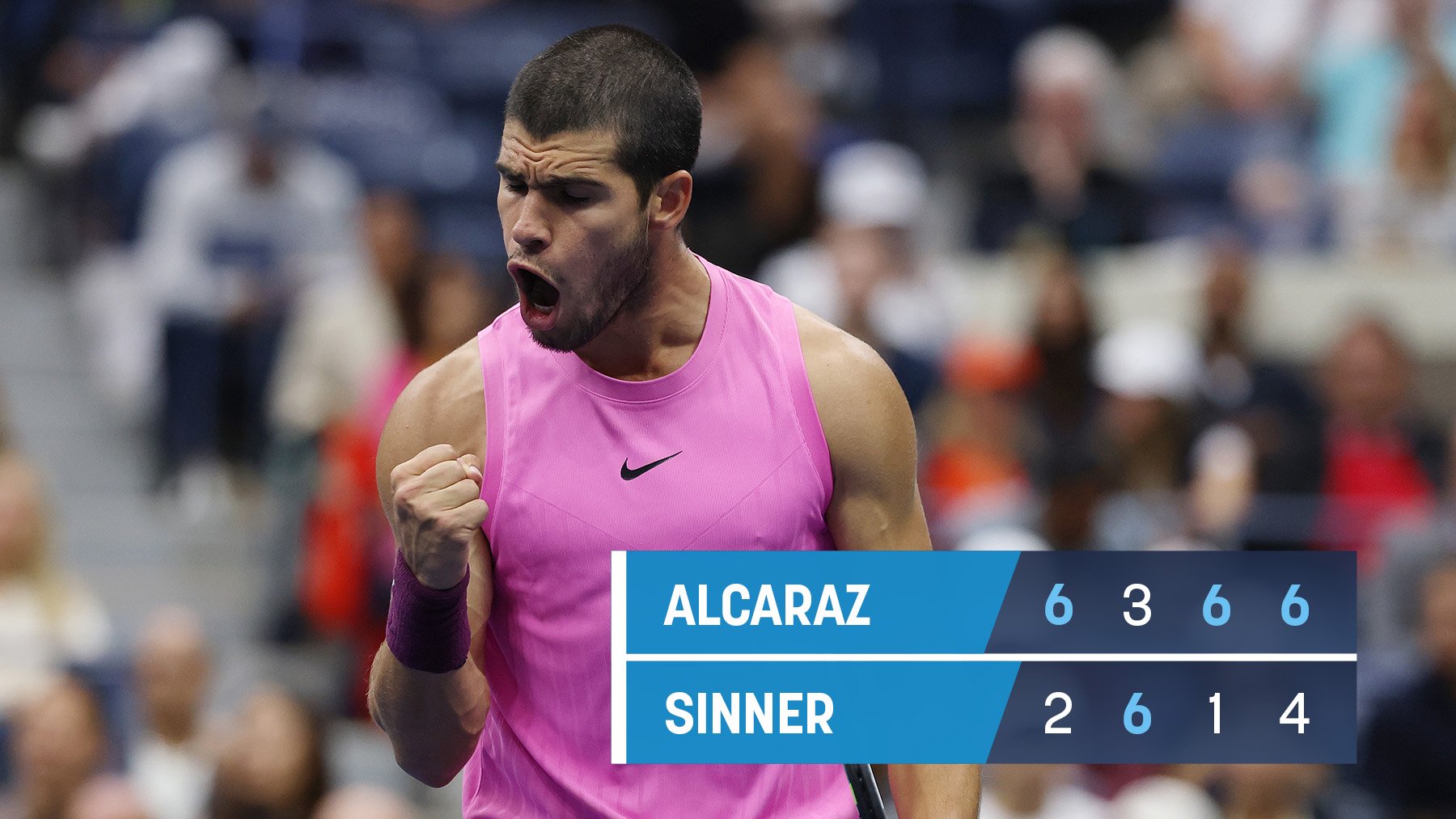 Alcaraz funde a Sinner en el US Open y reconquista el trono del tenis