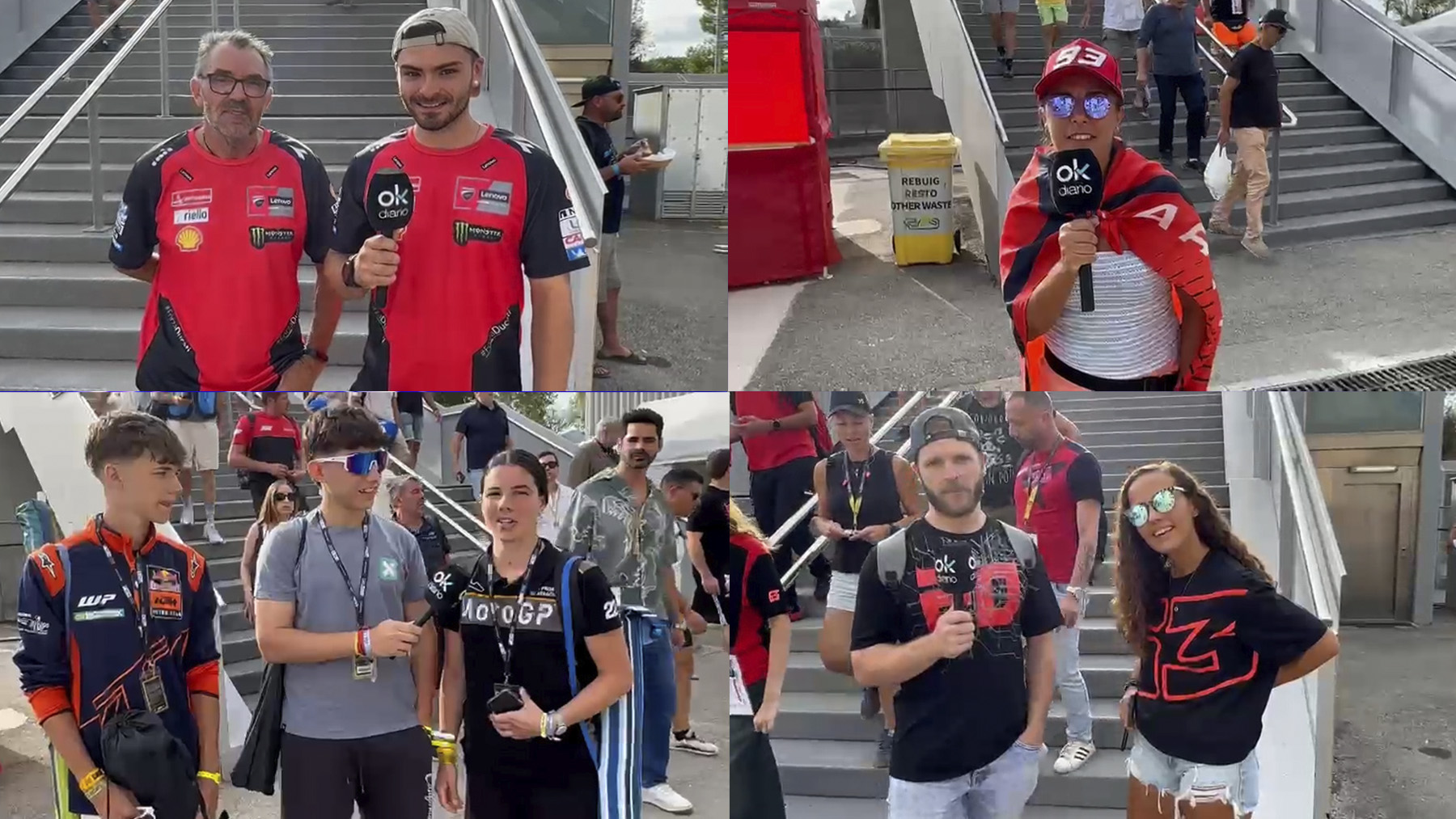 ¿Márquez o Rossi, quién es el mejor piloto de la historia? La afición española en Montmeló opina