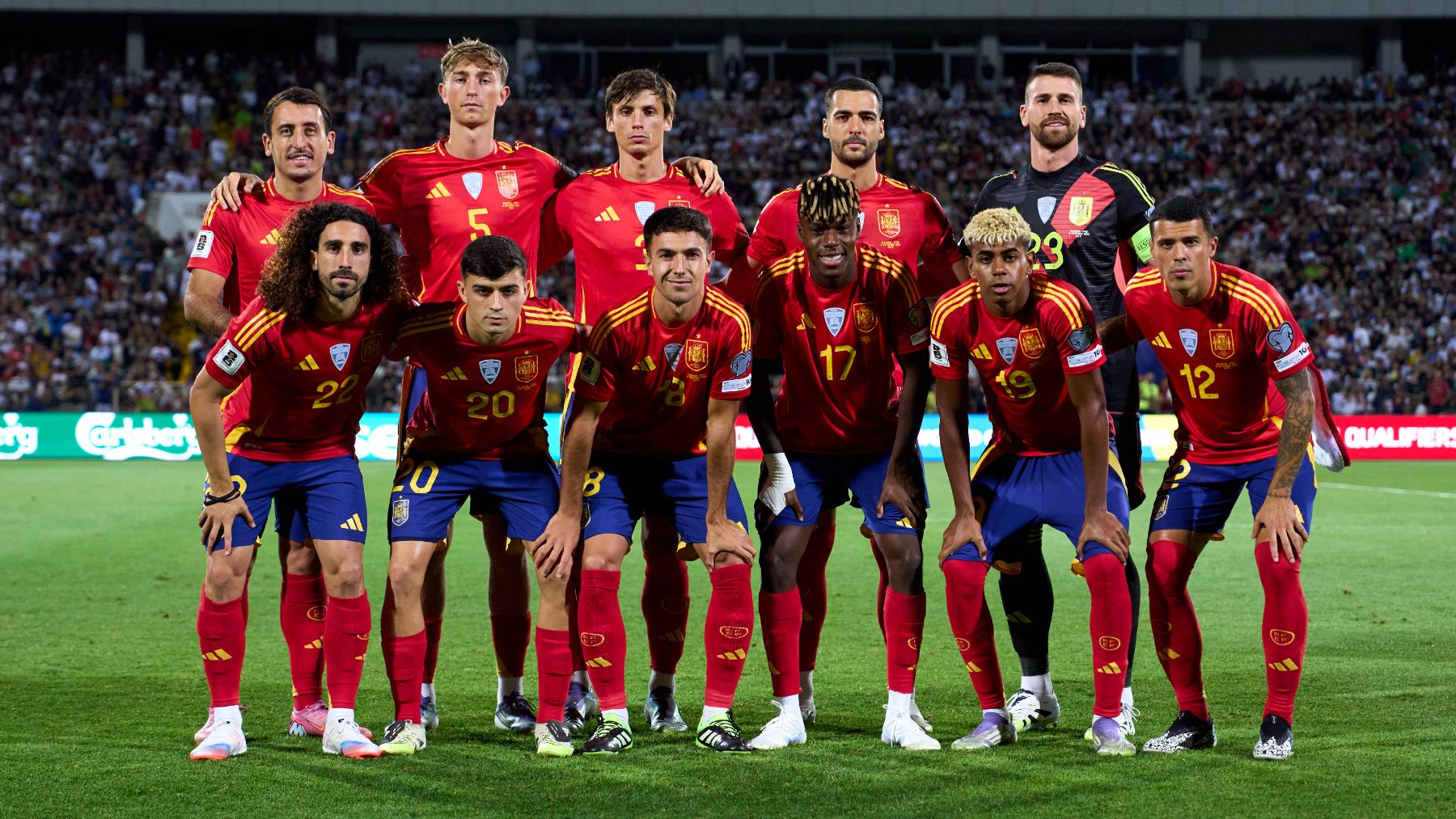 Once titular de España contra Bulgaria. (RFEF)