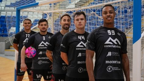 Alisson, Machado, Rivillos, Luan Muller y Mateus Maia.