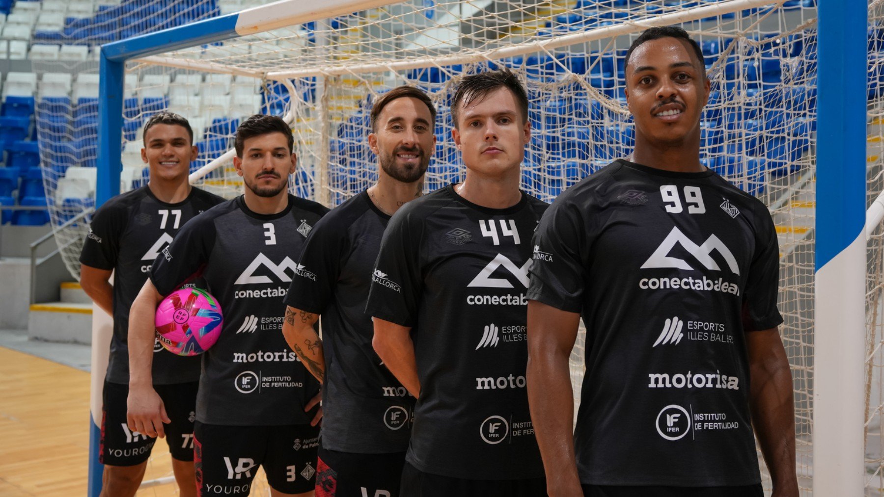 Alisson, Machado, Rivillos, Luan Muller y Mateus Maia.