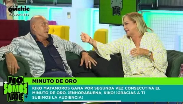 Belén Esteban y Kiko Matamoros en No somos nadie (Canal Quickie).