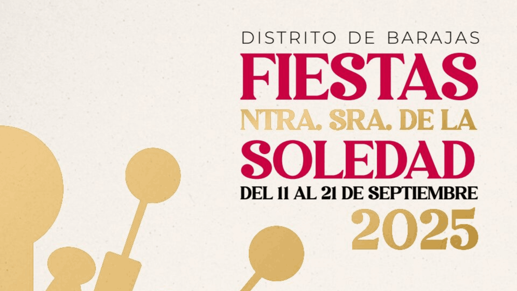 Fiestas de Barajas 2025: música y tradición del 11 al 21 de septiembre
