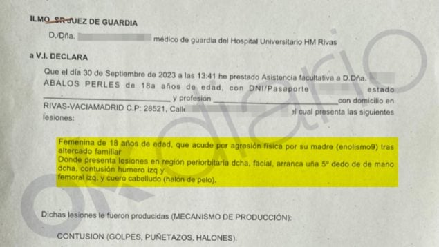 parte lesiones ábalos