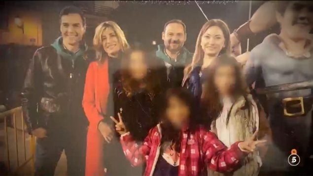 Pedro Sánchez, Begoña Gómez, José Luis Ábalos y Carolina Perles