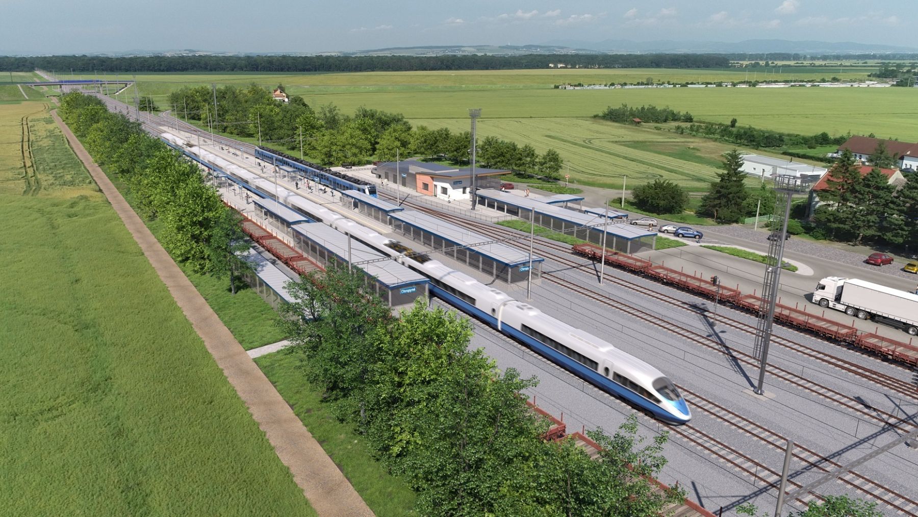 OHLA construirá una línea de tren en República Checa por 426 millones de euros