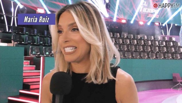 María Ruiz, copresentadora de El tiempo justo, el nuevo programa de Telecinco (Mediaset).