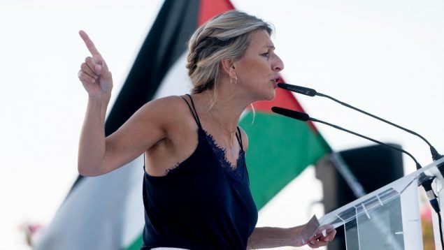 Yolanda Díaz Israel, Yolanda Díaz Palestina