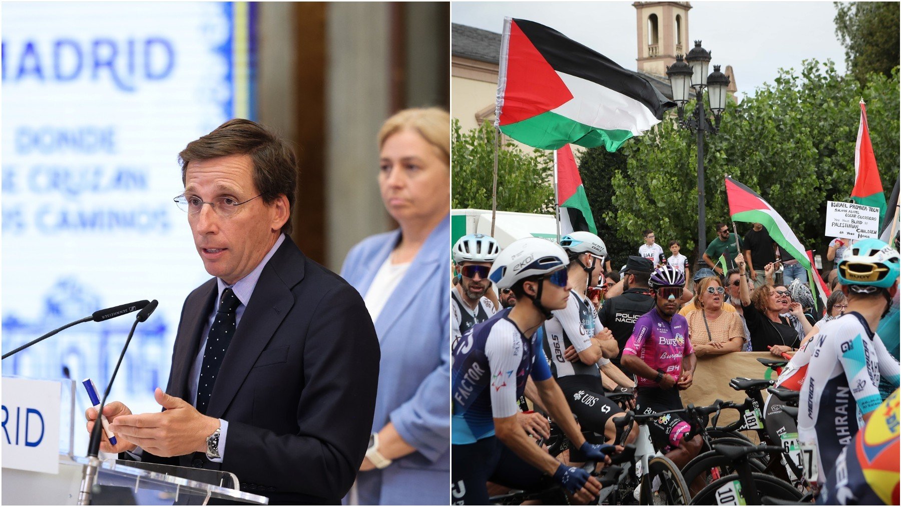 Almeida no cede al boicot propalestino y confirma más seguridad en Madrid para el final de la Vuelta