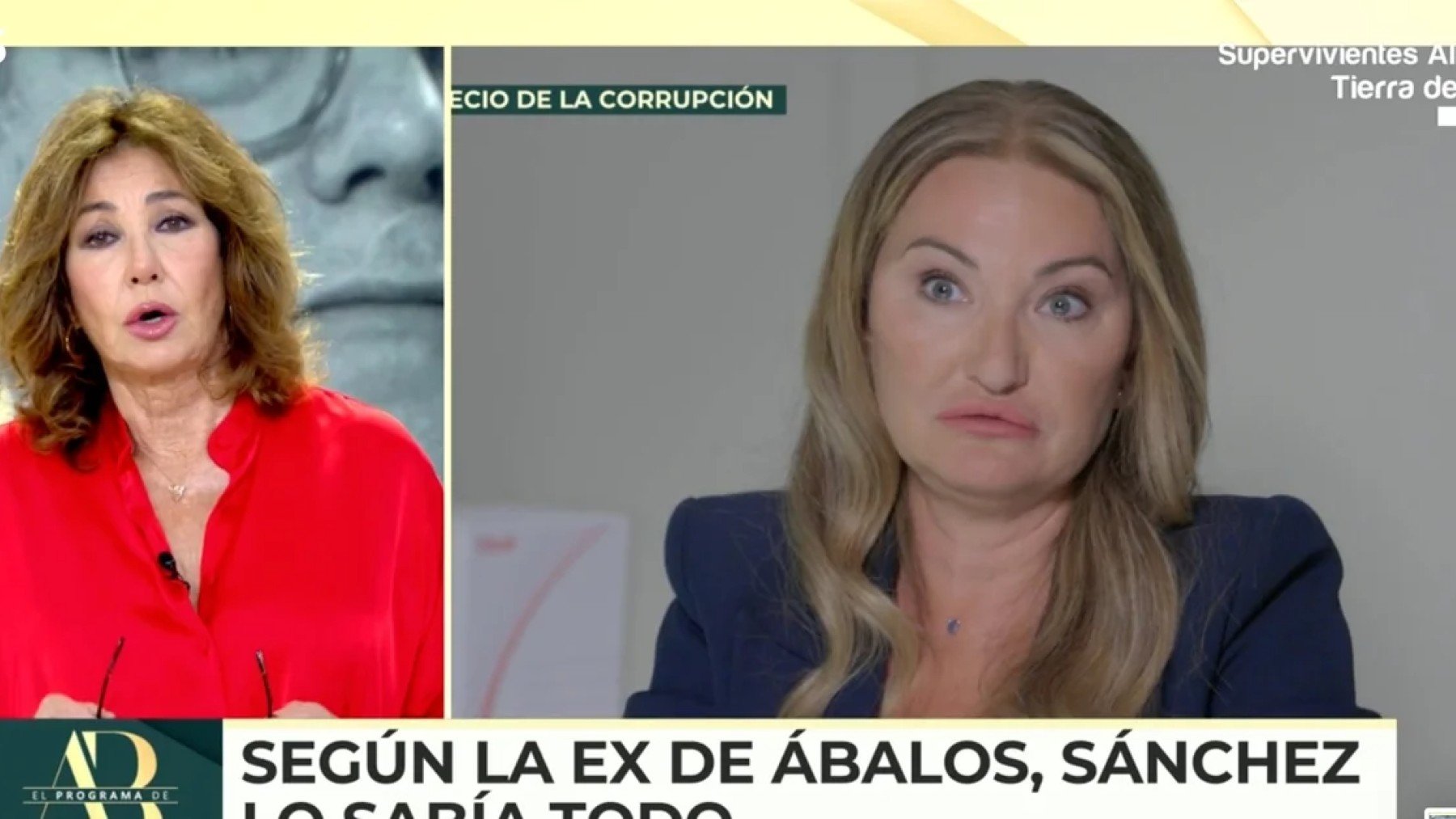 Ana Rosa Quintana y Carolina Perles.