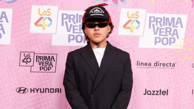 El cantante Beéle posa en Los 40 Primavera Pop (Foto: Gtres).