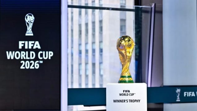 El trofeo del Mundial 2026. (FIFA)