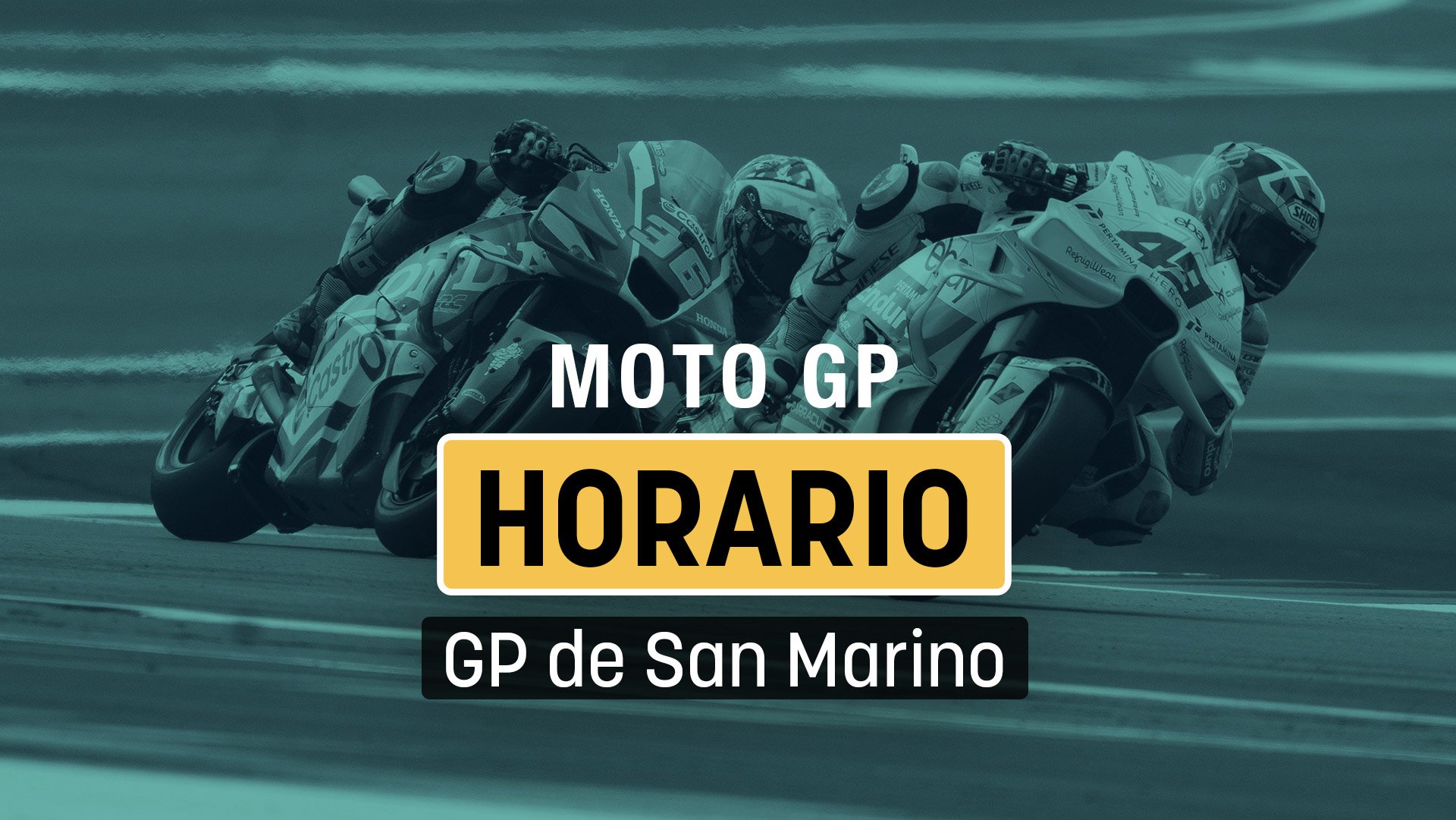 Dónde ver el GP de San Marino: horario de la carrera y cómo ver por TV en directo la carrera de MotoGP 2025.