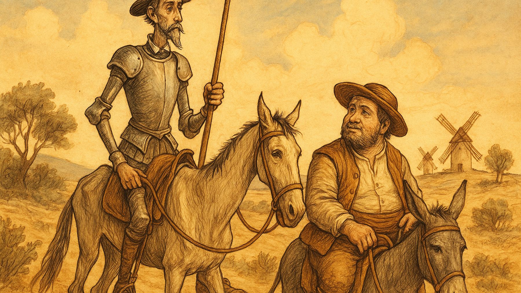 El refrán que no paramos de repetir en España sin saber que lo pronunció Sancho Panza y don Quijote lo copió