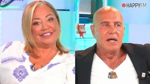Kiko Matamoros y Belén Esteban en el plató de No somos Nadie (Canal Quickie).