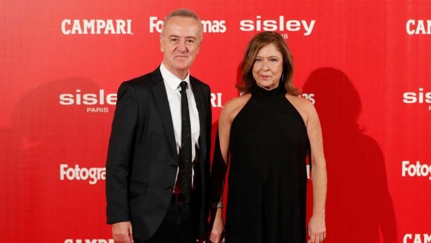 El actor Carlos Hipólito junto a su mujer Mapi Sagaseta (Foto: Gtres).