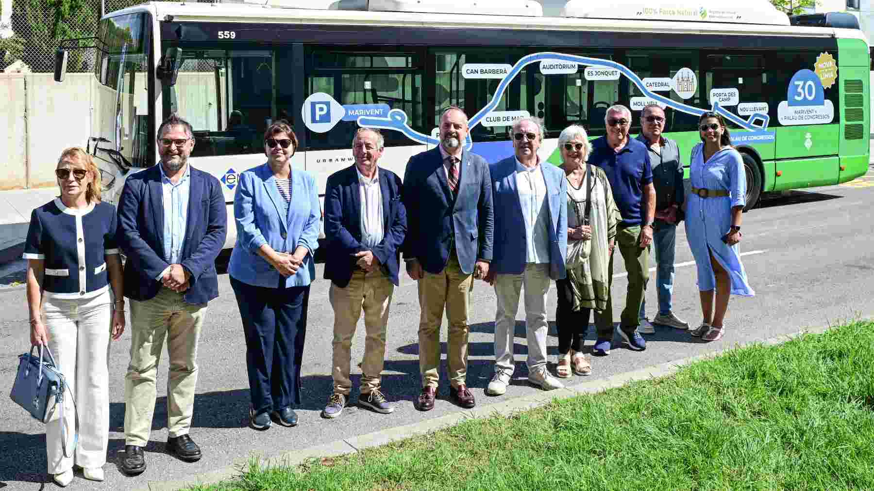 Un autobús recorrerá cada 10 minutos el Paseo Marítimo de Palma para paliar la falta de aparcamientos