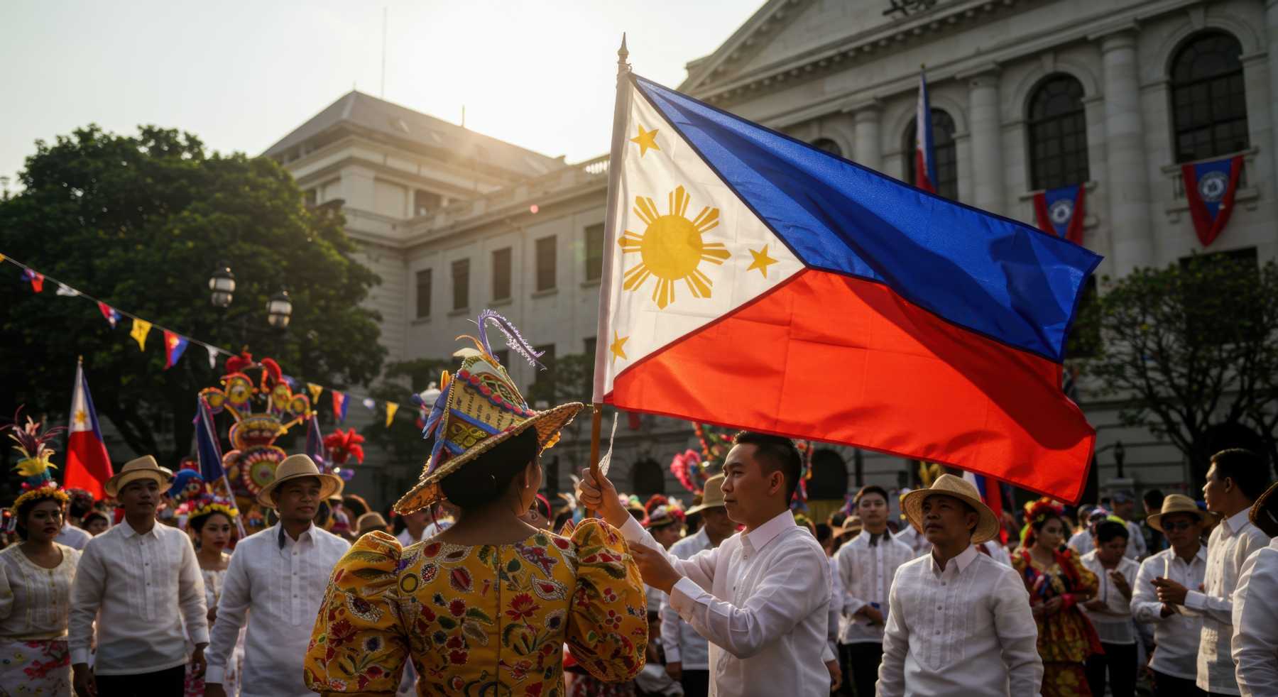 El imperio español en Filipinas.