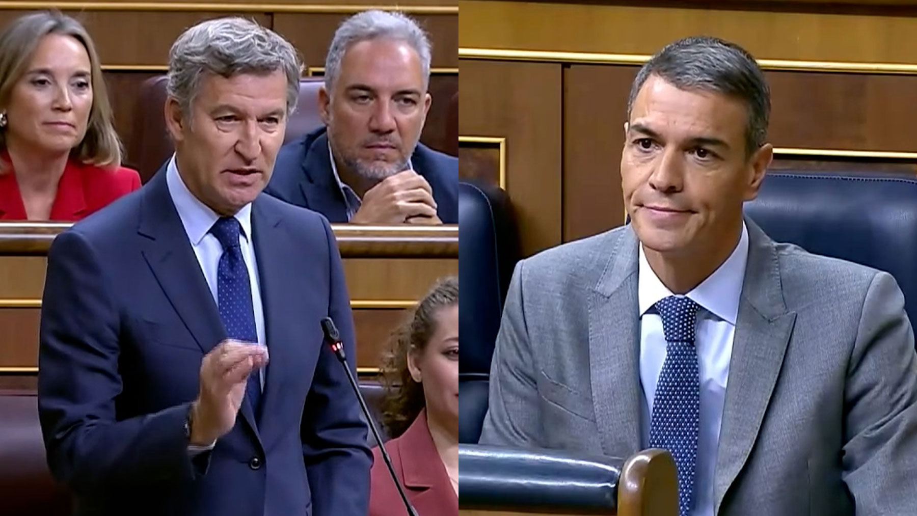 Feijóo acorrala a Sánchez por la corrupción: «A usted ya sólo le mueve el miedo a acabar en el juzgado»