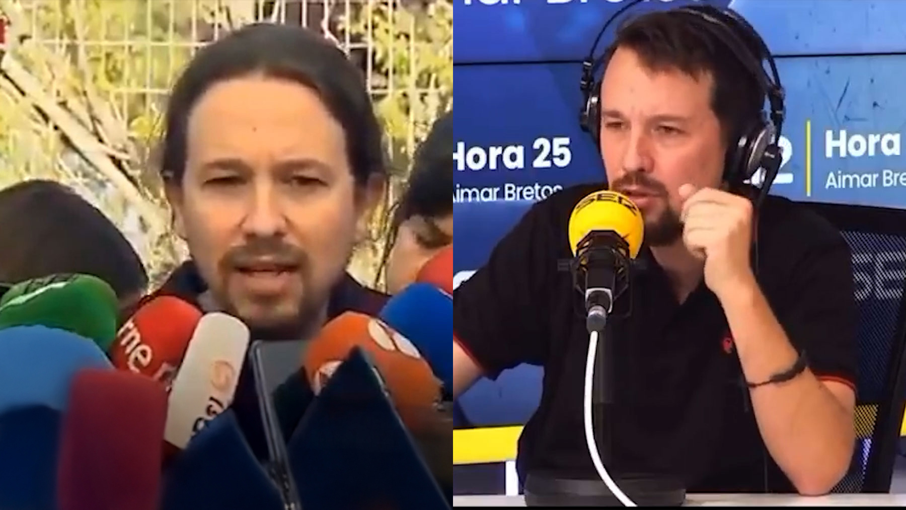Doble autozasca de Pablo Iglesias: «Papá y mamá quieren un colegio privado sin gitanos ni emigrantes»