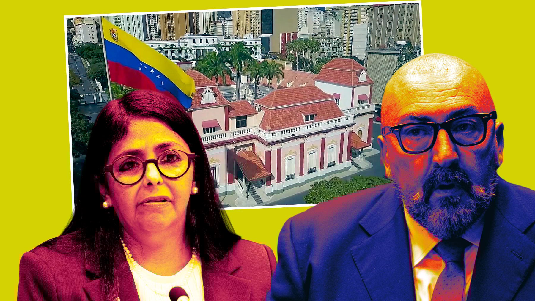 Koldo se reunió con la chavista Delcy durante «dos horas y media» en su despacho oficial de Caracas
