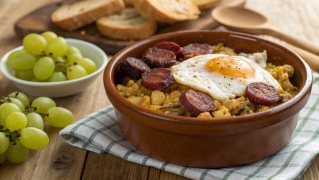 Migas del pastor, comida, Extremadura