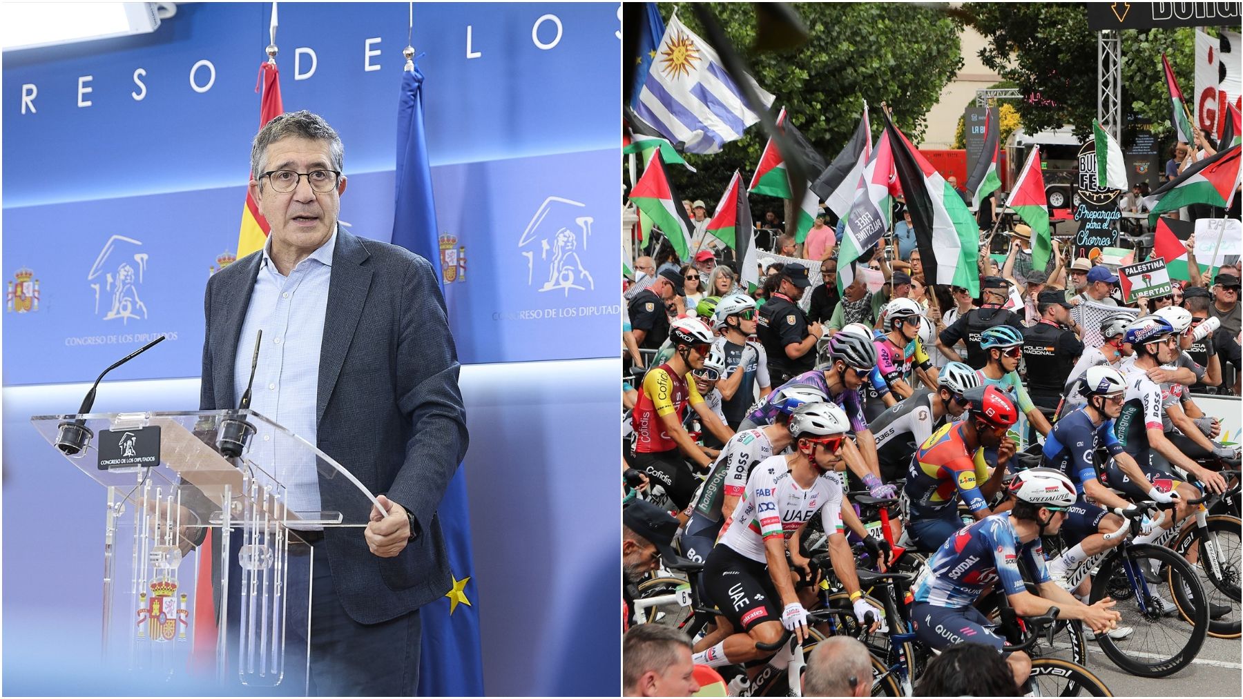 El Gobierno antepone las manifestaciones propalestinas a la Vuelta: «Hay clamor popular»