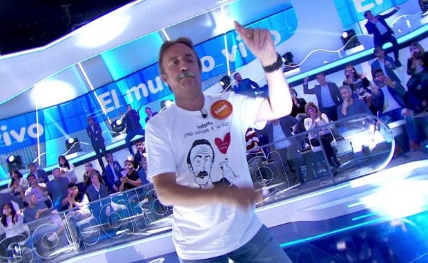El humorista Santi Rodríguez en Pasapalabra (Atresmedia).
