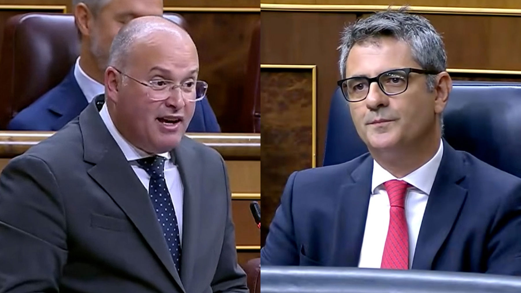 Tellado noquea a Bolaños por el pacto de Sánchez con los proetarras: «El que sabe de fosas es Otegi»