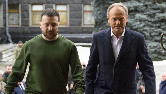 Donald Tusk, Zelenski, Ucrania, Rusia, guerra, ataque aéreo, drones, espacio aéreo, tráfico aéreo, fronteras, Bielorrusia, Putin, Polonia